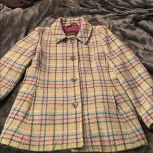 Ladies Coach Wool Coat